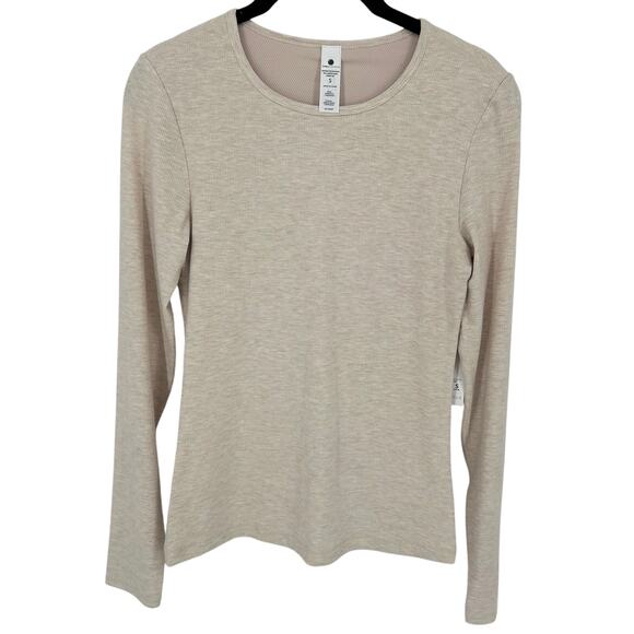 Yogalicious Heavenly Rib Kathleen Full Length Long Sleeve Top, S, NWT - Picture 1 of 8